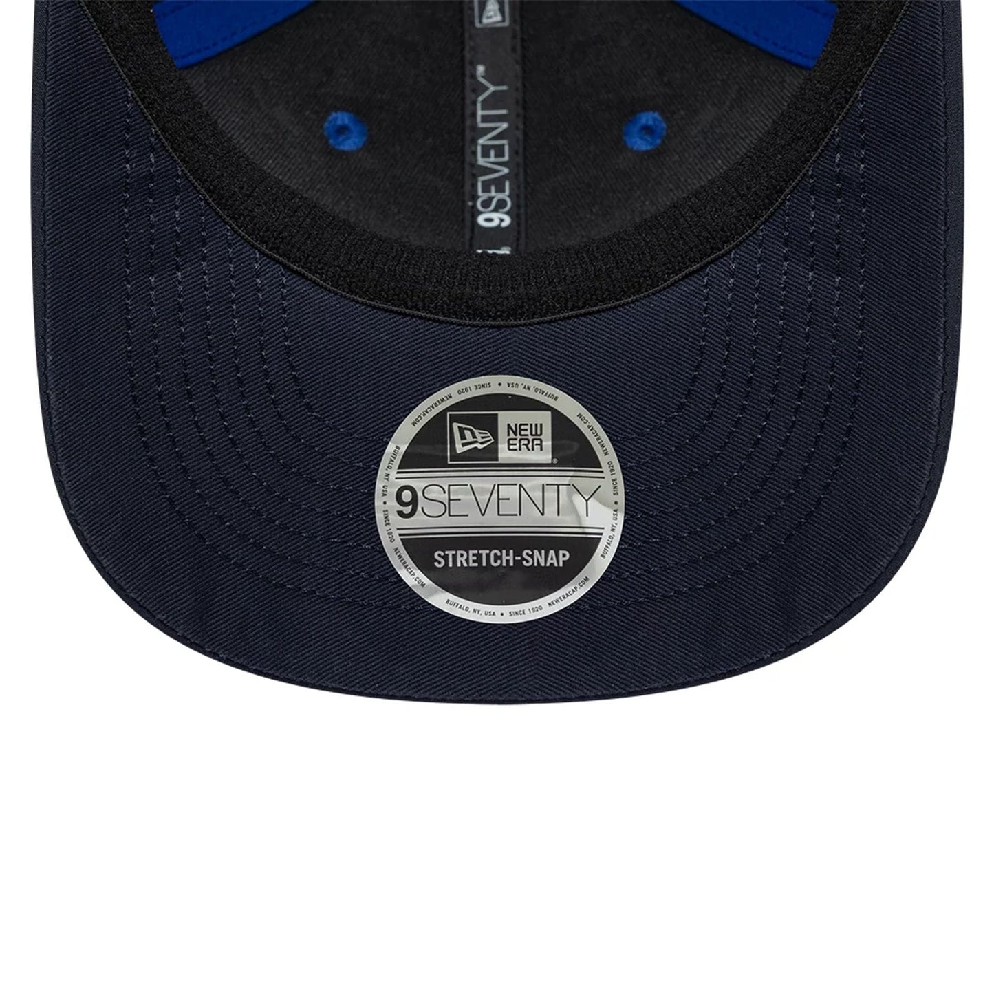 Pictured is this Youth Replica Max Verstappen Red Bull Racing 9SEVENTY Stretch Snap Adjustable cap in dark blue. 5