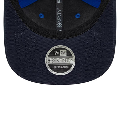 Pictured is this Youth Replica Max Verstappen Red Bull Racing 9SEVENTY Stretch Snap Adjustable cap in dark blue. 5