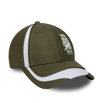 Pictured is this Visa Cash App Racing Bulls H1 Race Special 9FORTY Adjustable cap in green. 3