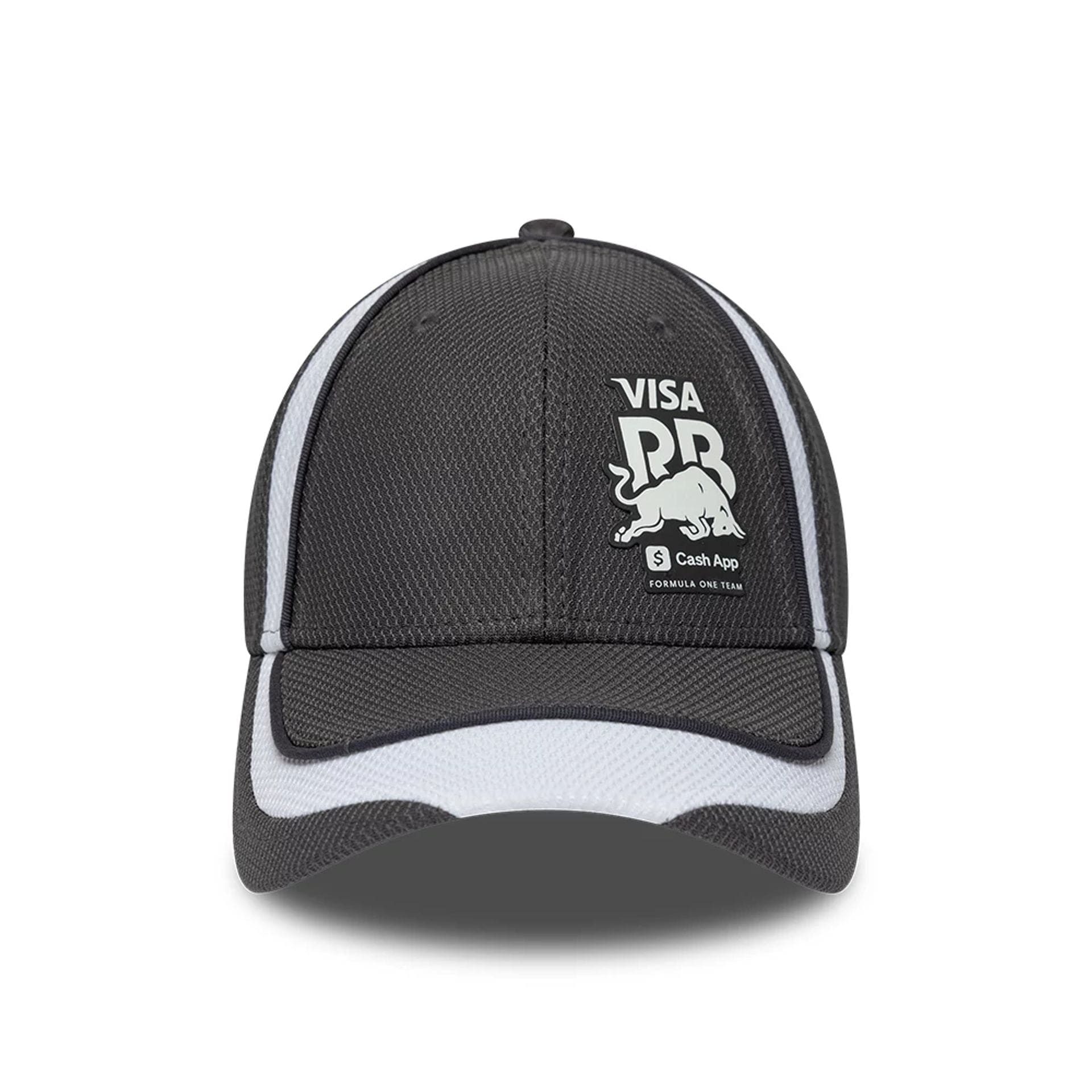 Pictured is this Visa Cash App Racing Bulls H1 Race Special 9FORTY Adjustable cap in dark grey. 2