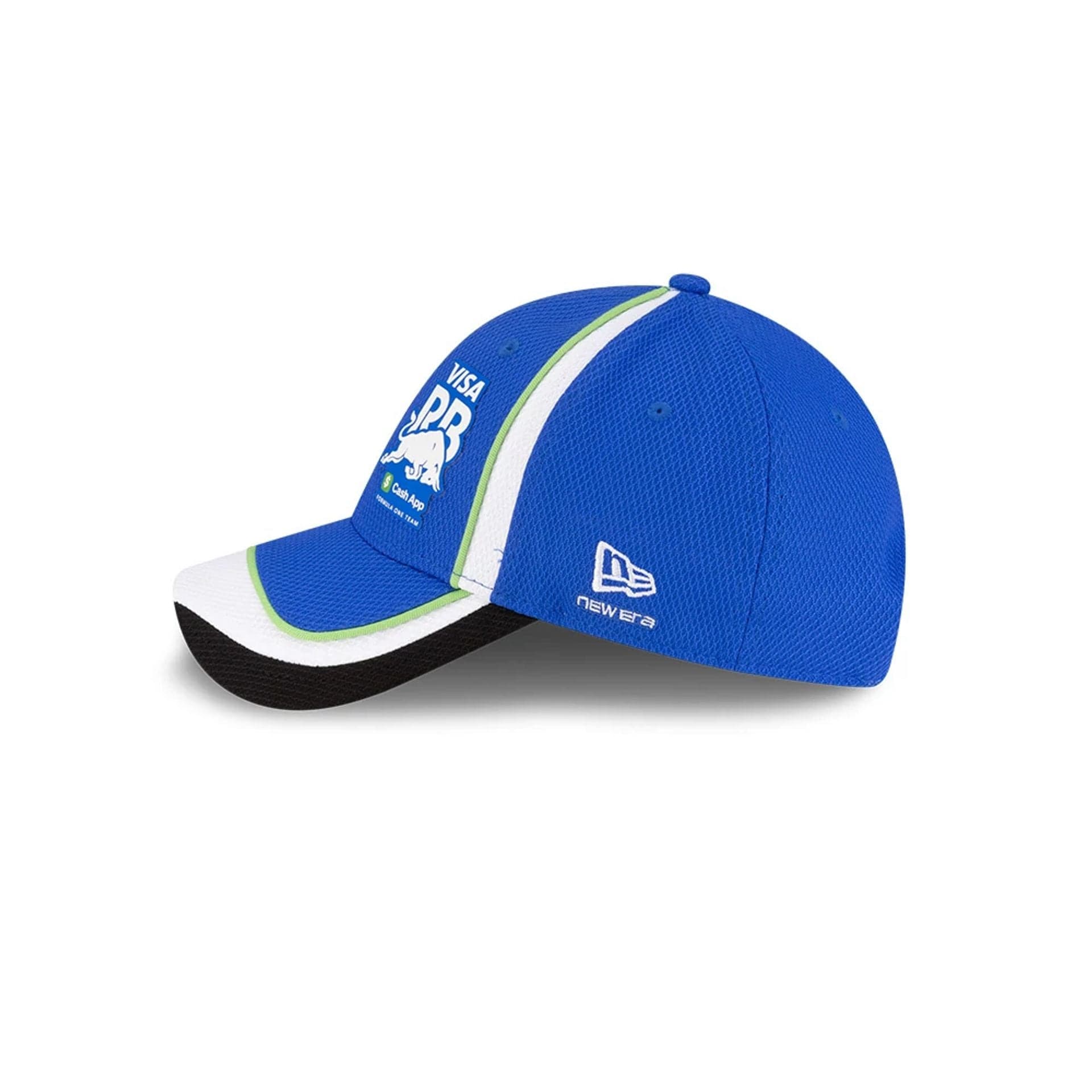 Pictured is this Visa Cash App Racing Bulls Team 9FORTY Adjustable cap in bright blue. 6