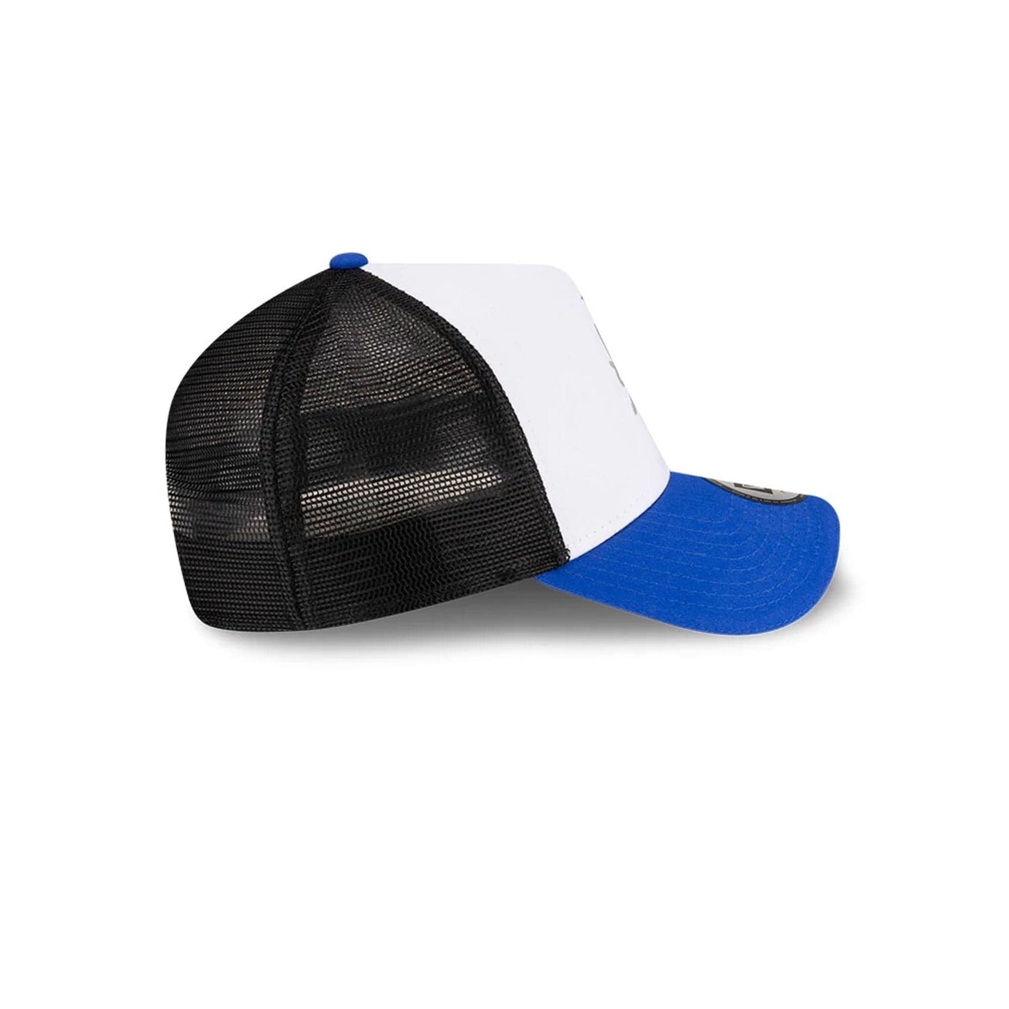 Pictured is this Visa Cash App Racing Bulls Essential 9FORTY A-Frame Trucker Adjustable cap in white. 7