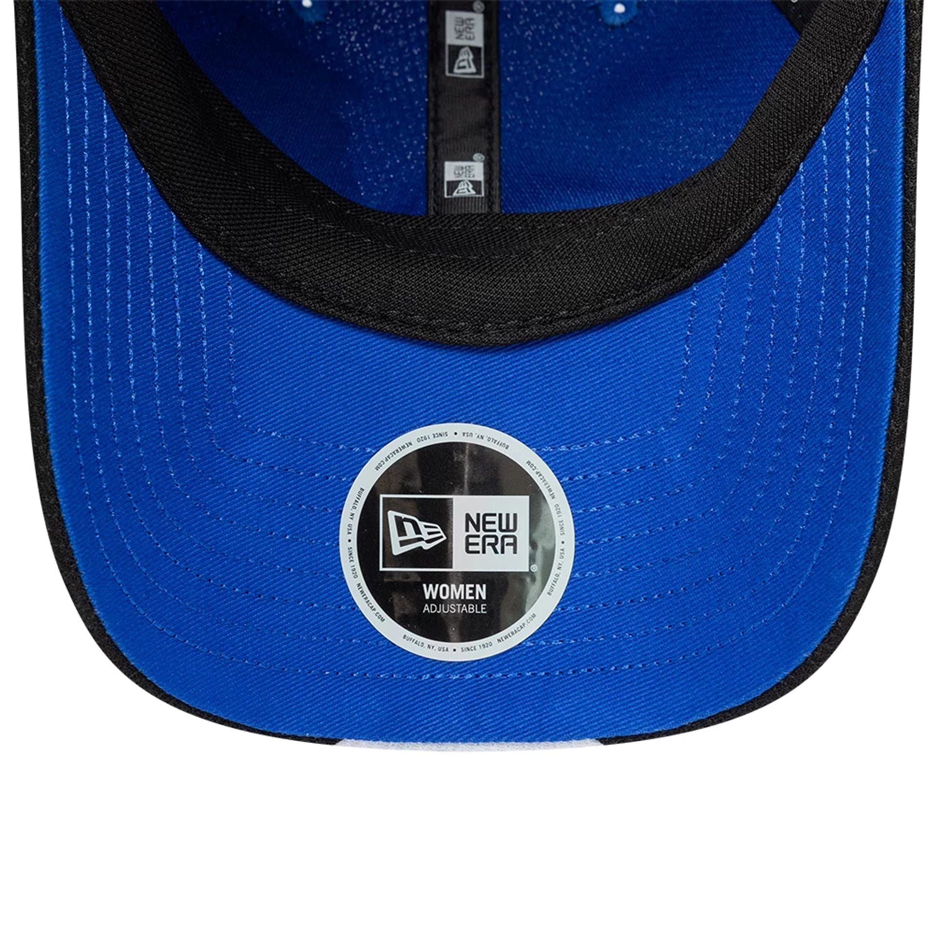 Pictured is this Womens Visa Cash App Racing Bulls Open Back cap in bright blue. 5