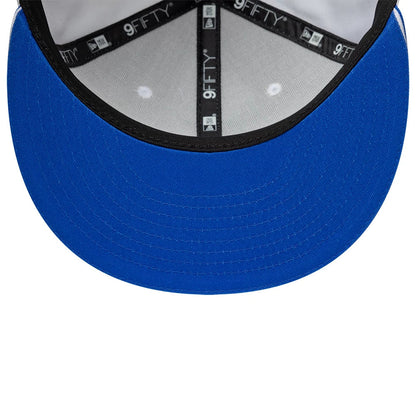 Pictured is this Visa Cash App Racing Bulls Essential 9FIFTY Snapback Adjustable cap in white. 5