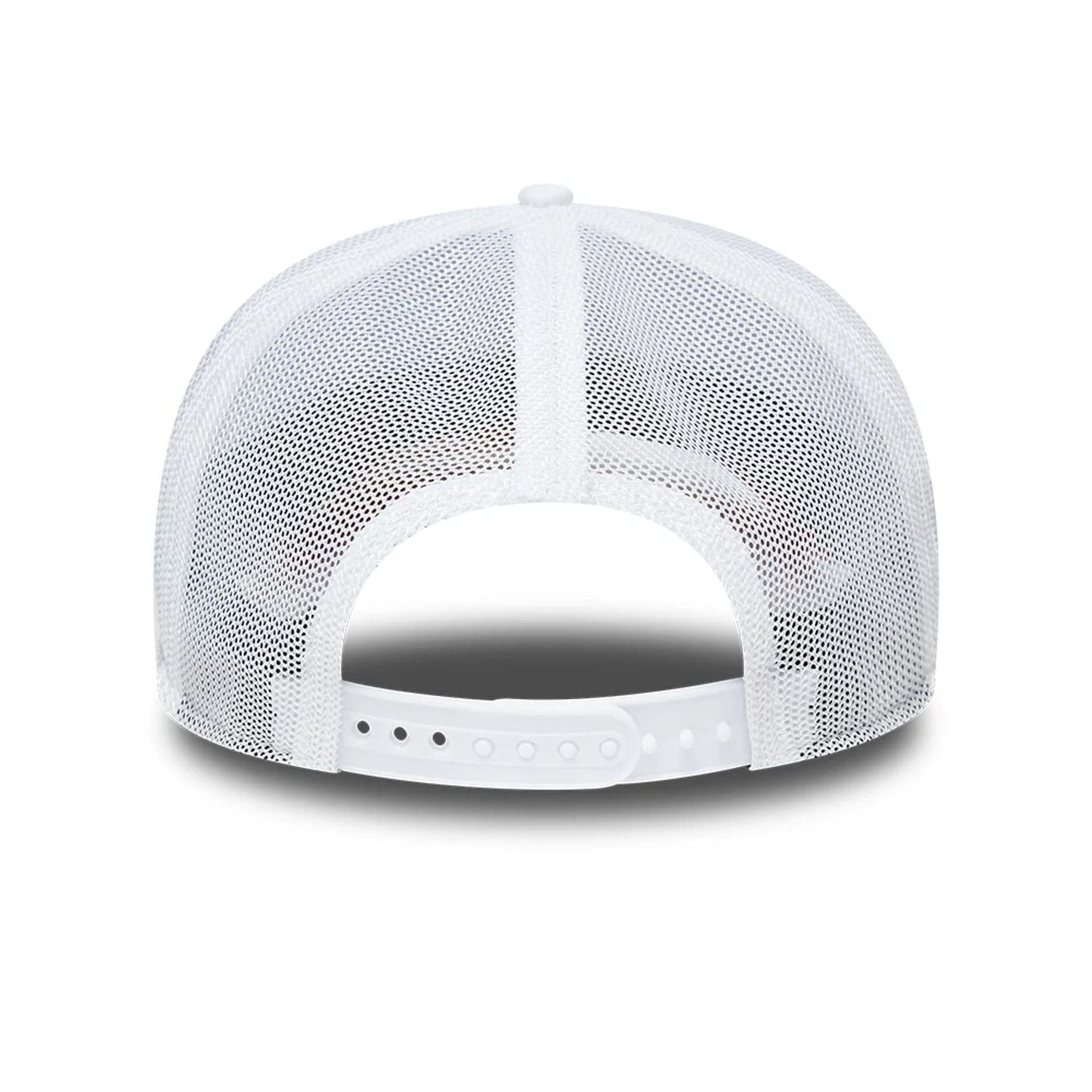 Pictured is this Alpine Racing Silverstone Race Special 9SEVENTY Stretch Snap Adjustable cap in white. 6