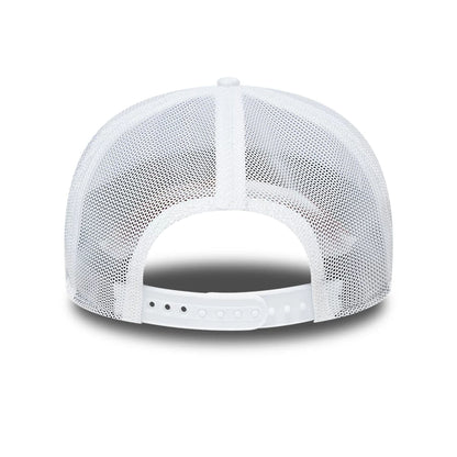 Pictured is this Alpine Racing Silverstone Race Special 9SEVENTY Stretch Snap Adjustable cap in white. 6