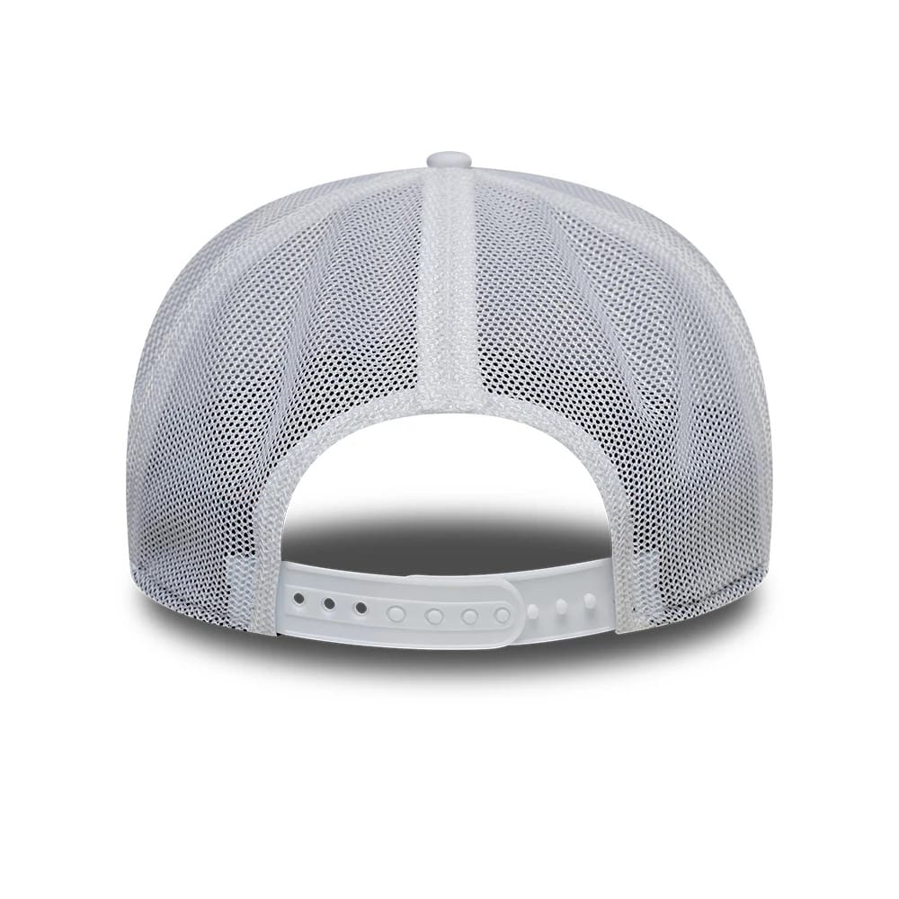 Pictured is this Franco Colapinto Silverstone Race Special Alpine Racing 9SEVENTY Stretch Snap cap in white. 5