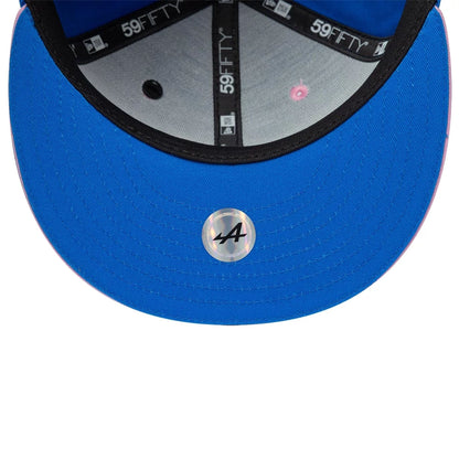 Pictured is this Alpine Racing Summer League 59FIFTY Fitted cap in blue. 5