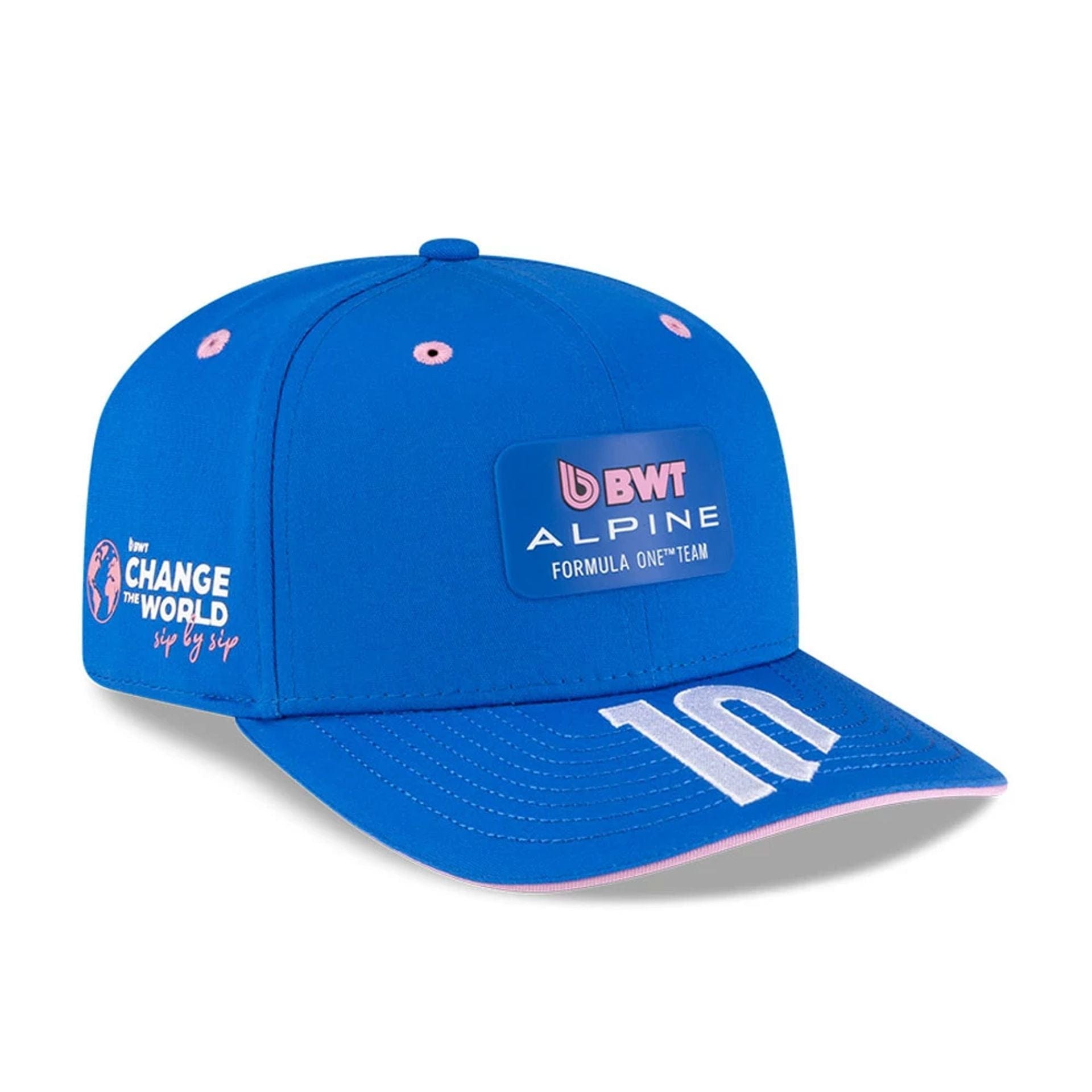Pictured is this Pierre Gasly Alpine Racing 9SEVENTY Stretch Snap Adjustable cap in blue. 1