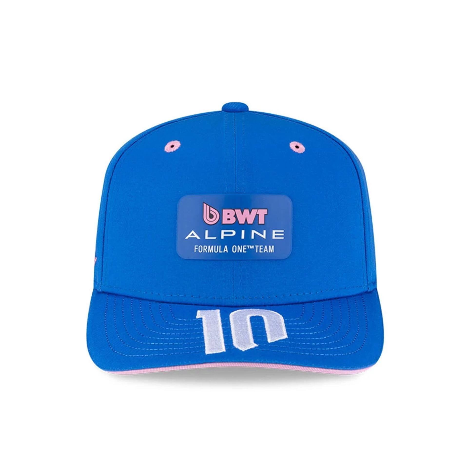 Pictured is this Pierre Gasly Alpine Racing 9SEVENTY Stretch Snap Adjustable cap in blue. 2