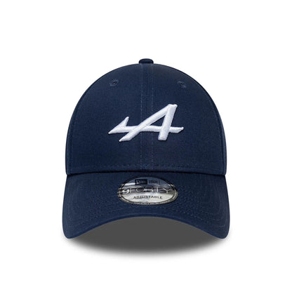 Pictured is this Essential Alpine Racing 9FORTY Adjustable cap in Navy. 2