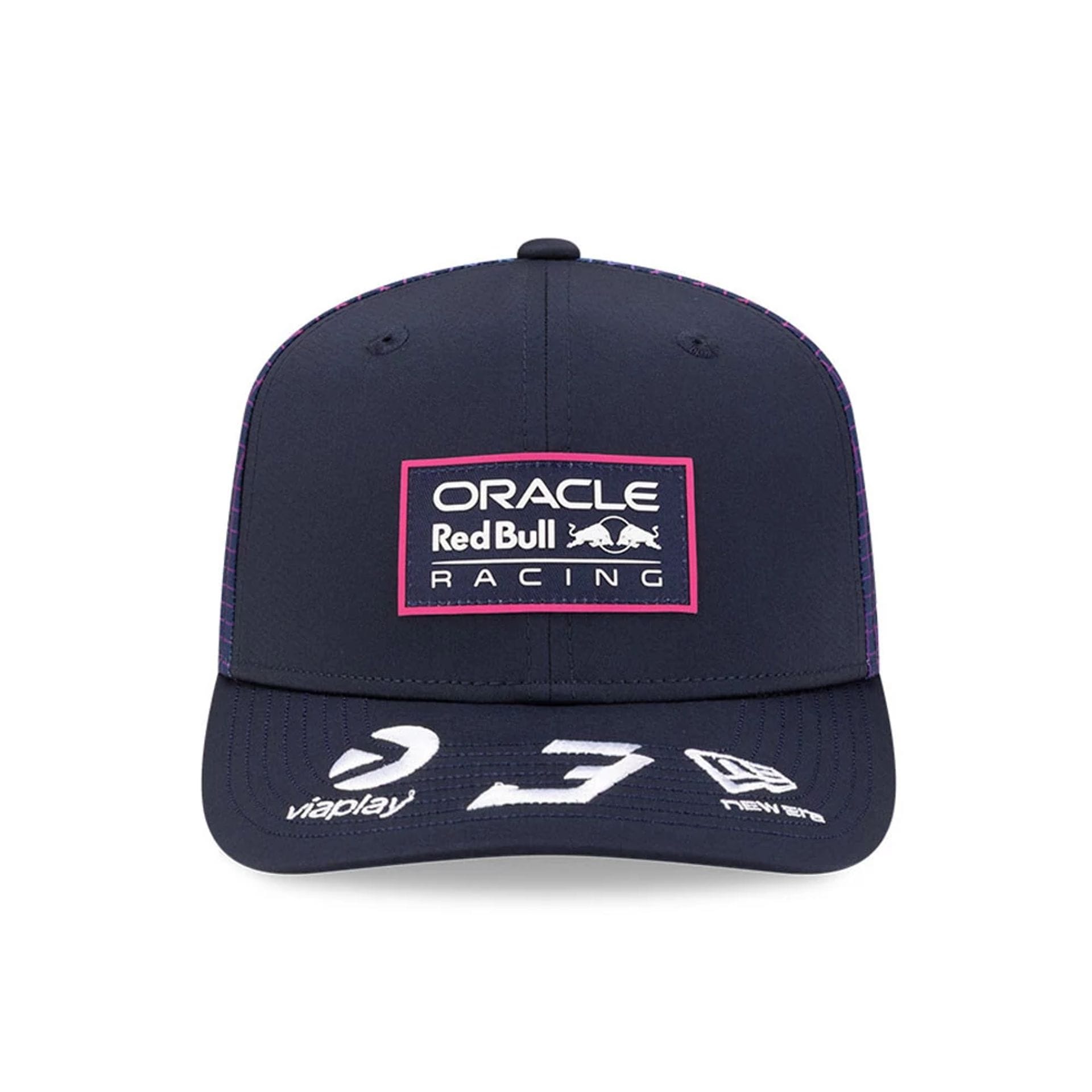 Pictured is this Max Verstappen Red Bull Racing Miami Race Special 9SEVENTY Stretch Snap Adjustable cap in navy. 2
