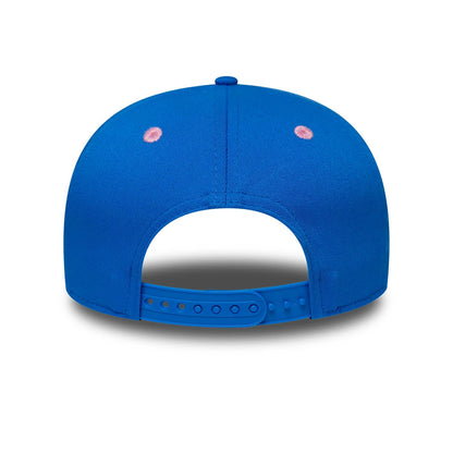 Pictured is this Alpine Racing Team 9SEVENTY Stretch Snap Adjustable cap in blue. 5