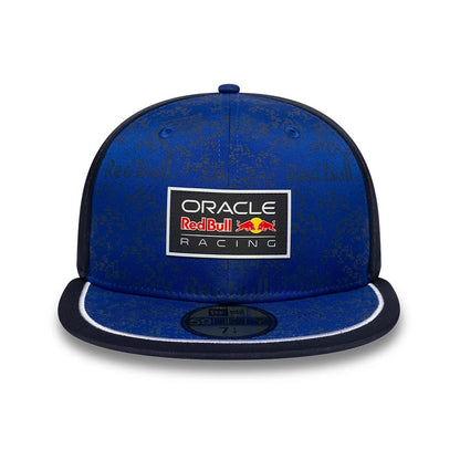 Pictured is this Red Bull Racing 59FIFTY Fitted cap in dark blue. 2