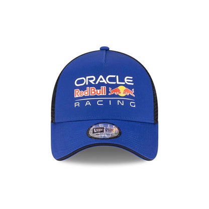 Pictured is this Essential Red Bull Racing 9FORTY A-Frame Trucker Adjustable cap in dark blue. 2