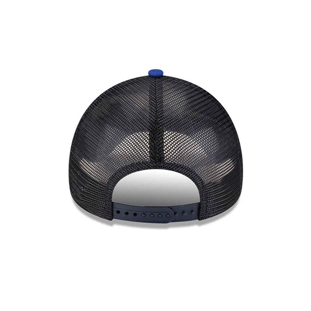 Pictured is this Essential Red Bull Racing 9FORTY A-Frame Trucker Adjustable cap in dark blue. 4