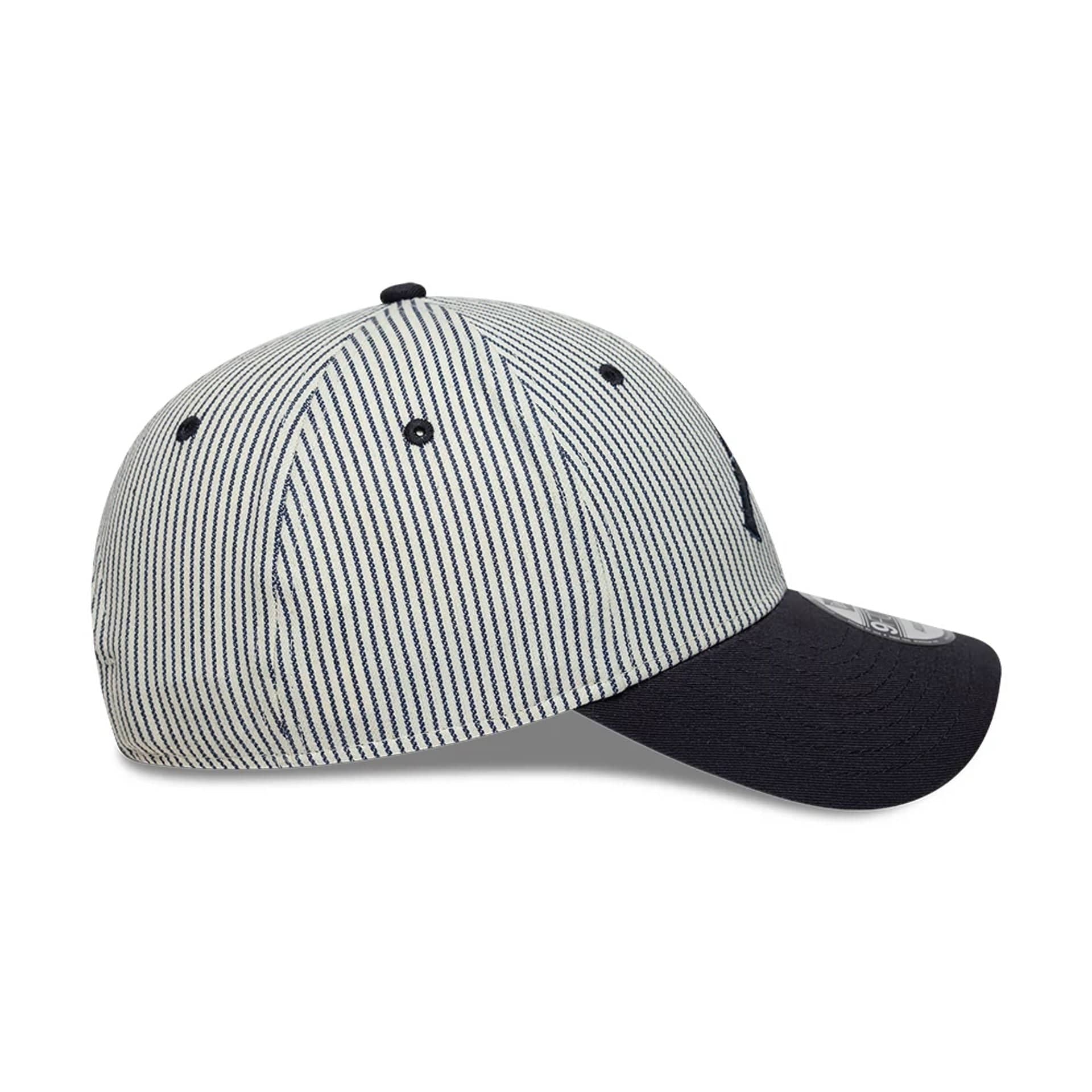 Pictured is this Pinstripe Paris Saint Germain 9FORTY cap in navy. 6