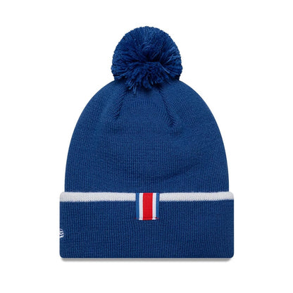 Pictured is this Youth Core Paris Saint-Germain Cuff knit Beanie hat in blue. 2