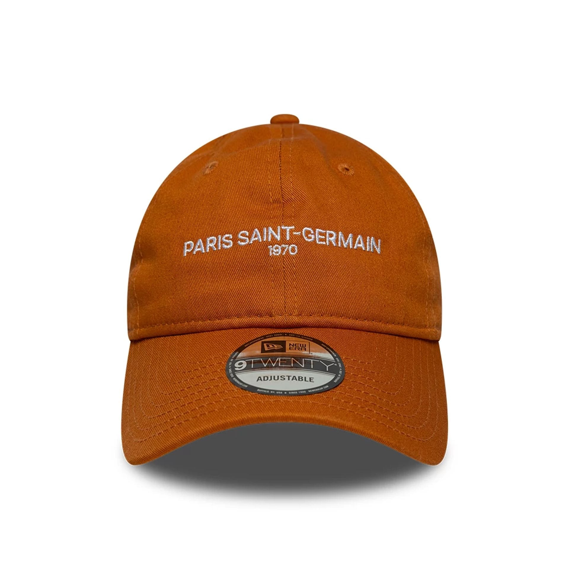 Pictured is this Paris Saint Germain 9TWENTY cap in brown. 2