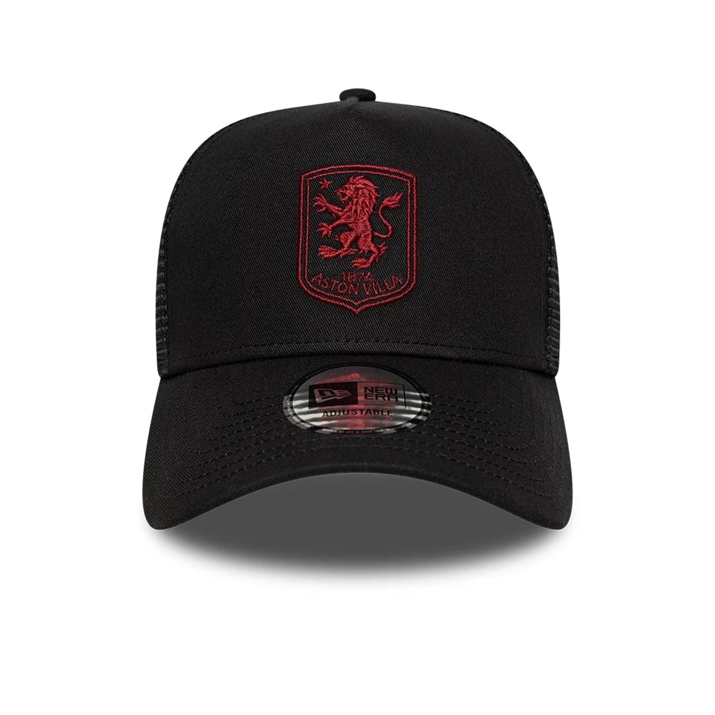 Pictured is this Core Aston Villa FC 9FORTY A-Frame Trucker cap in black. 2