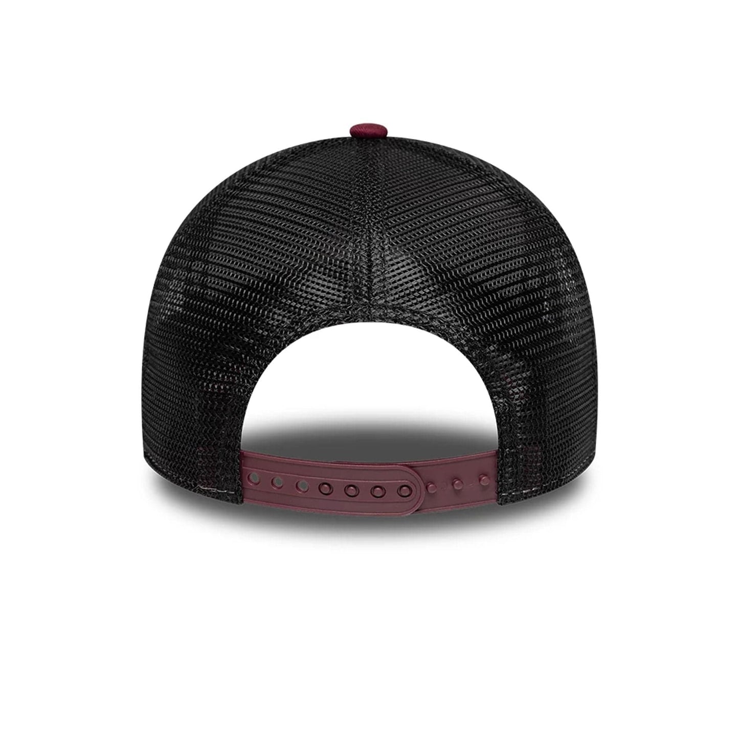 Pictured is this Core Aston Villa FC 9FORTY A-Frame Trucker cap in dark red. 4