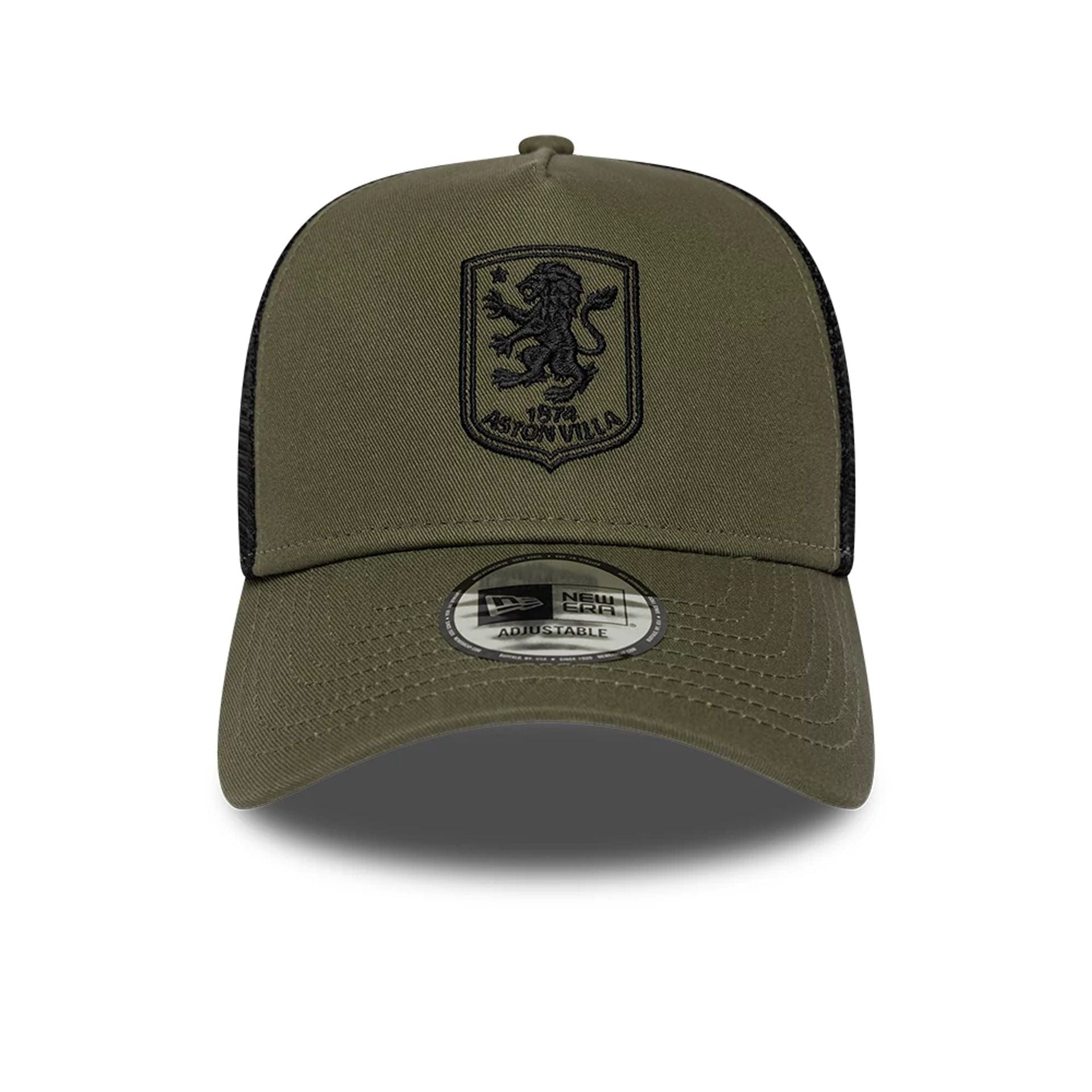 Pictured is this Core Aston Villa FC 9FORTY A-Frame Trucker cap in green. 2