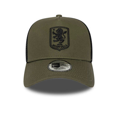 Pictured is this Core Aston Villa FC 9FORTY A-Frame Trucker cap in green. 2