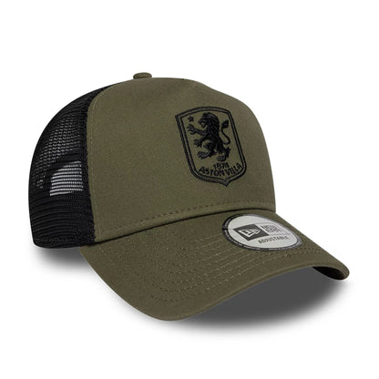 Pictured is this Core Aston Villa FC 9FORTY A-Frame Trucker cap in green. 3