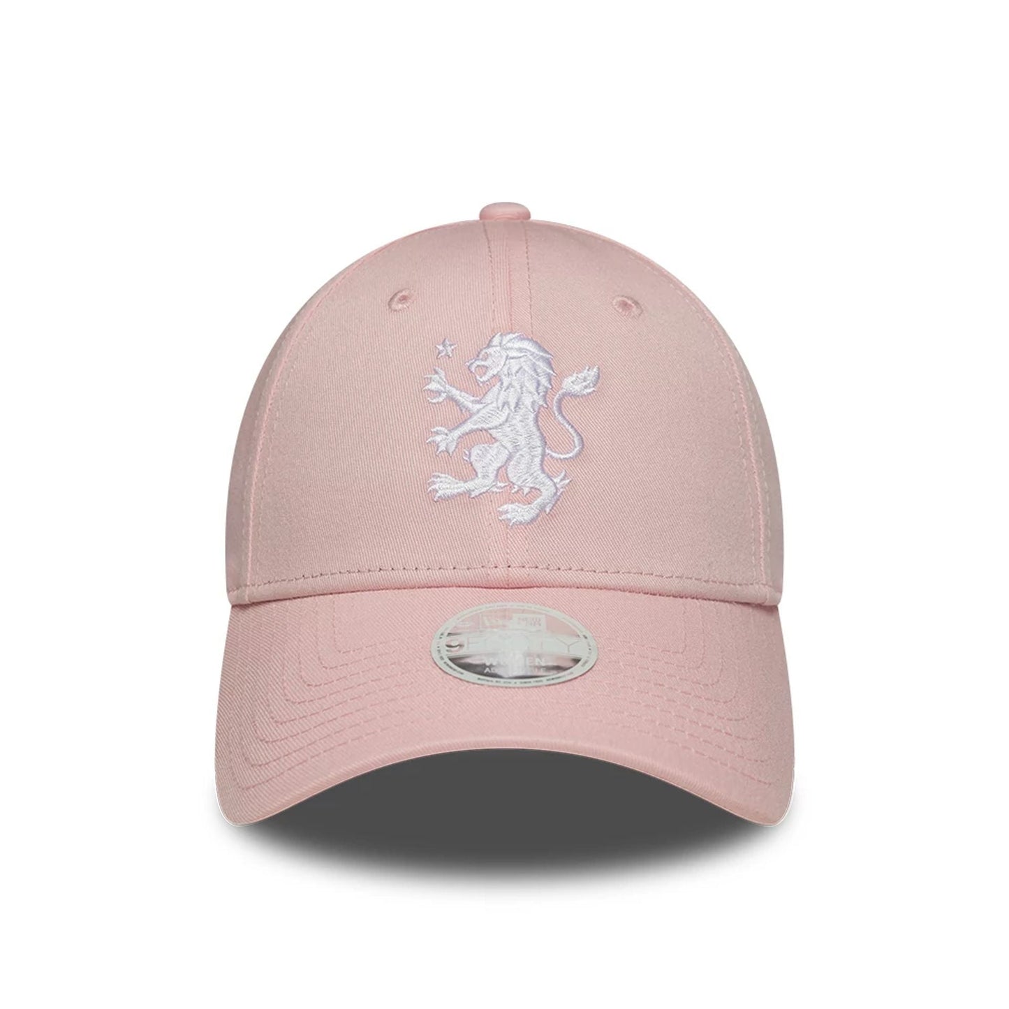 Pictured is this Womens Aston Villa FC 9FORTY cap in pastel pink. 2