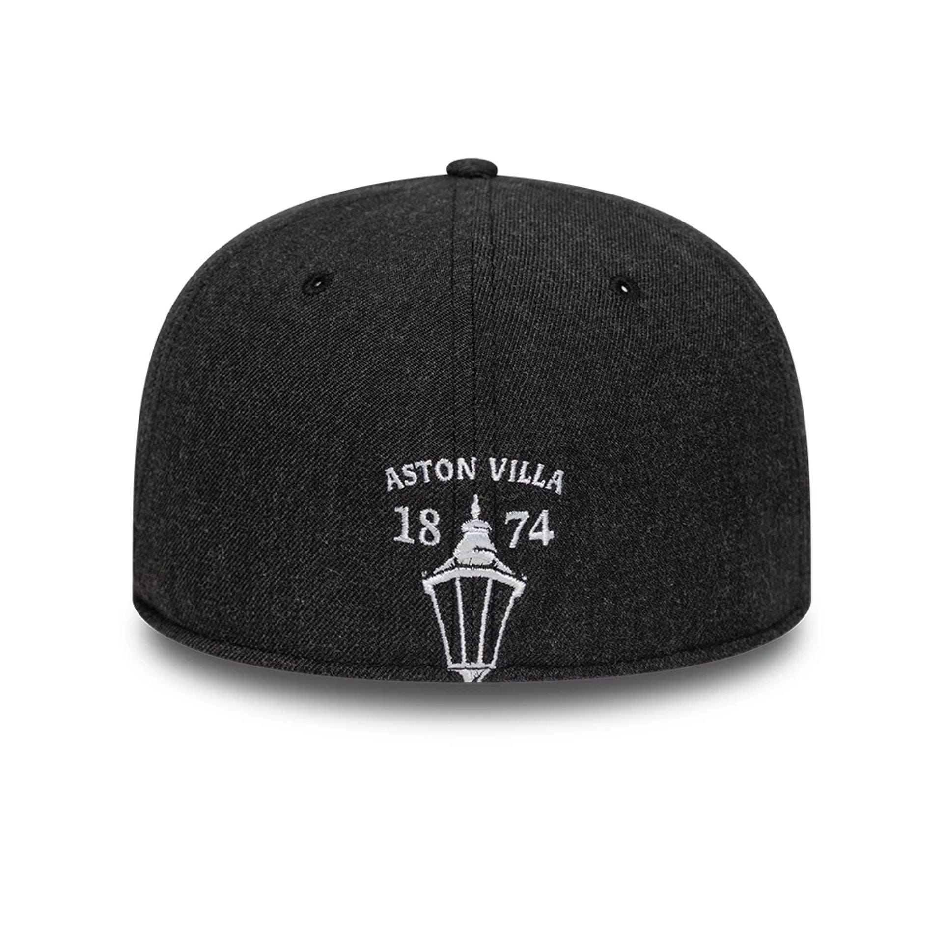Pictured is this Gas Lamp Aston Villa FC 59FIFTY Fitted cap in black. 4