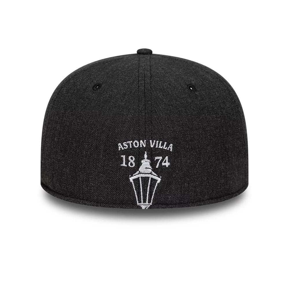 Pictured is this Gas Lamp Aston Villa FC 59FIFTY Fitted cap in black. 4