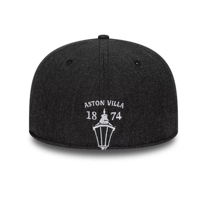 Pictured is this Gas Lamp Aston Villa FC 59FIFTY Fitted cap in black. 4