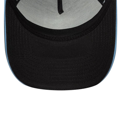 Pictured is this Away Kit Aston Villa FC 9FORTY A-Frame Trucker cap in black. 5