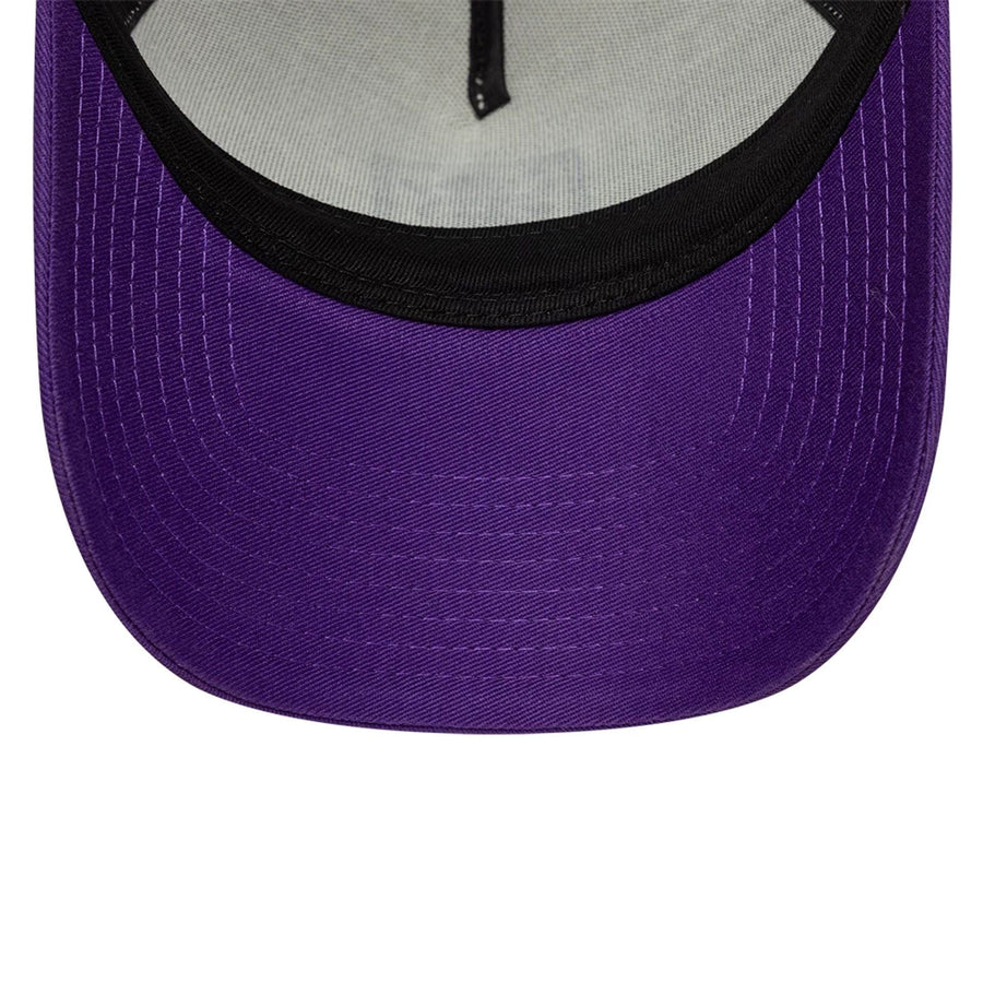 Pictured is this 3rd Kit Aston Villa FC 9FORTY A-Frame Trucker cap in dark purple. 5