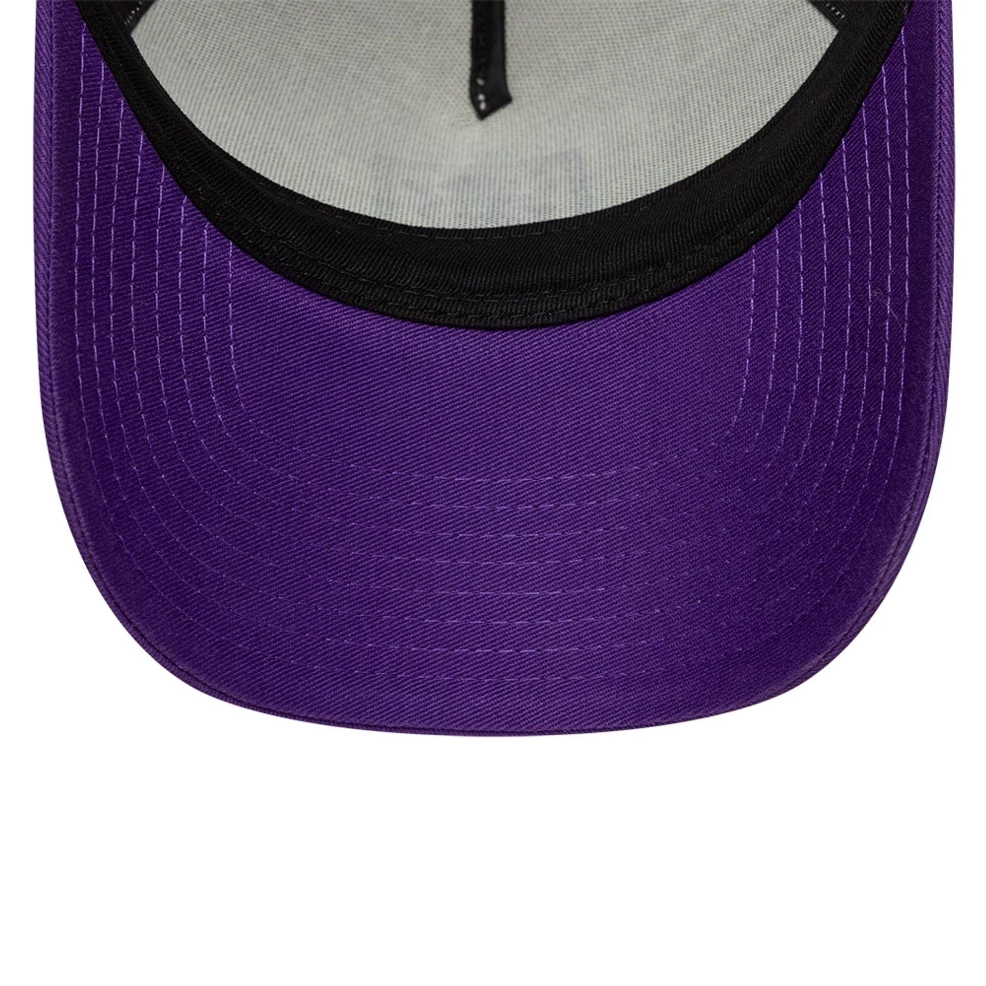 Pictured is this 3rd Kit Aston Villa FC 9FORTY A-Frame Trucker cap in dark purple. 5