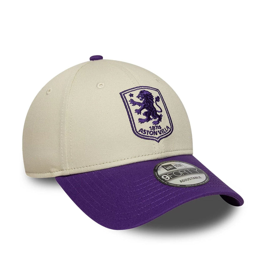 Pictured is this 3rd Kit Aston Villa FC 9FORTY cap in dark purple. 3