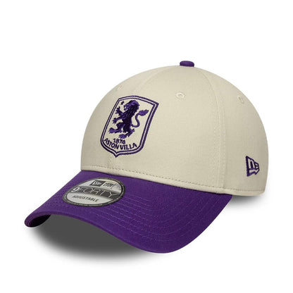 Pictured is this 3rd Kit Aston Villa FC 9FORTY cap in cream. 1