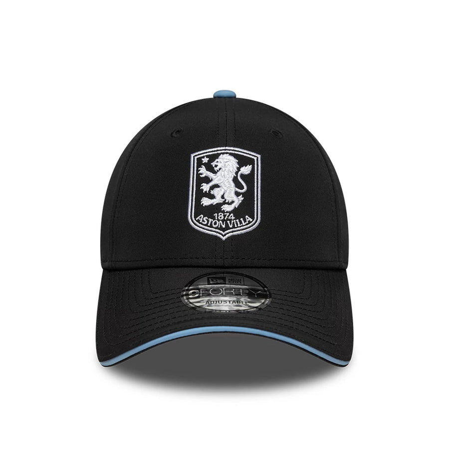 Pictured is this Away Kit Aston Villa FC 9FORTY cap in black. 2