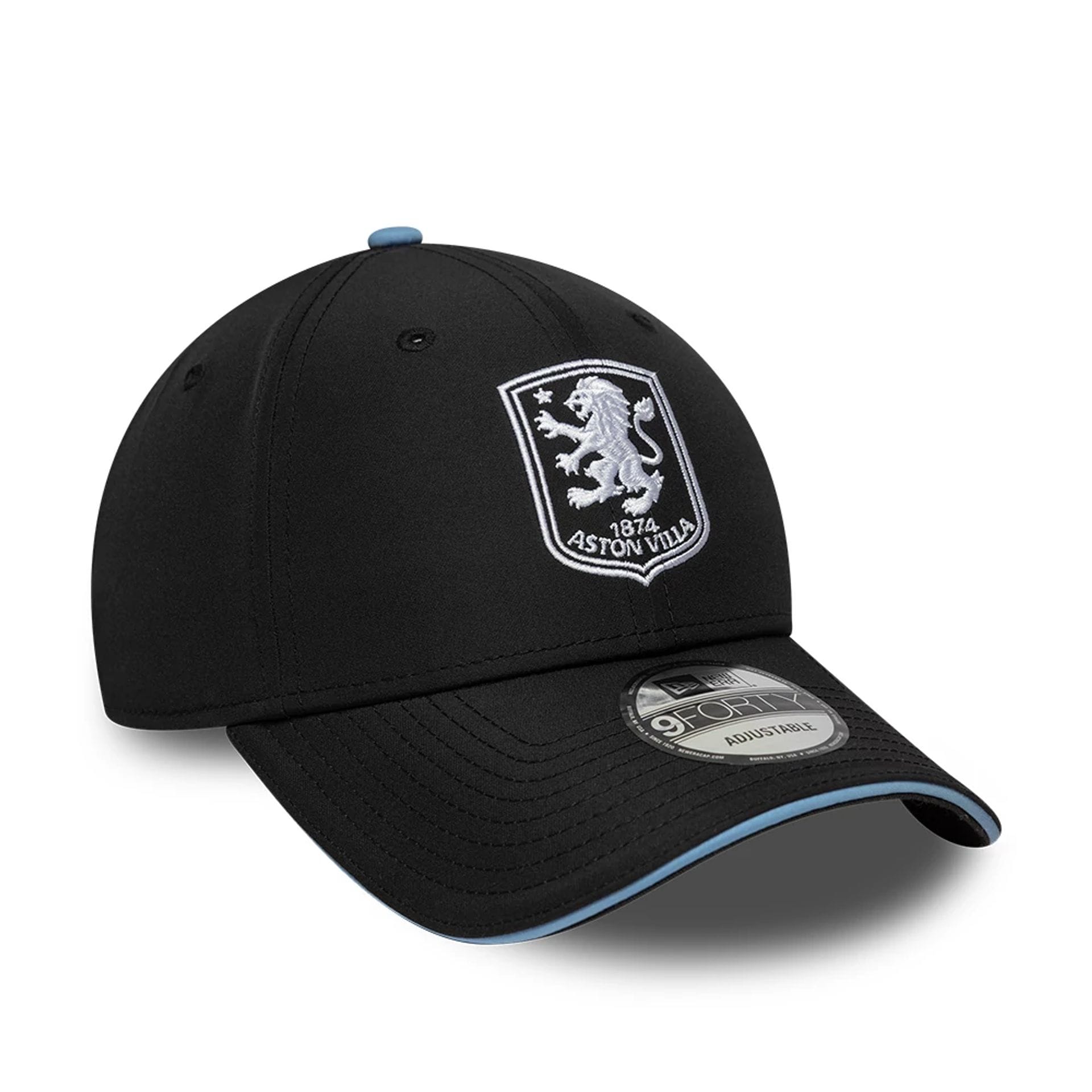 Pictured is this Away Kit Aston Villa FC 9FORTY cap in black. 3