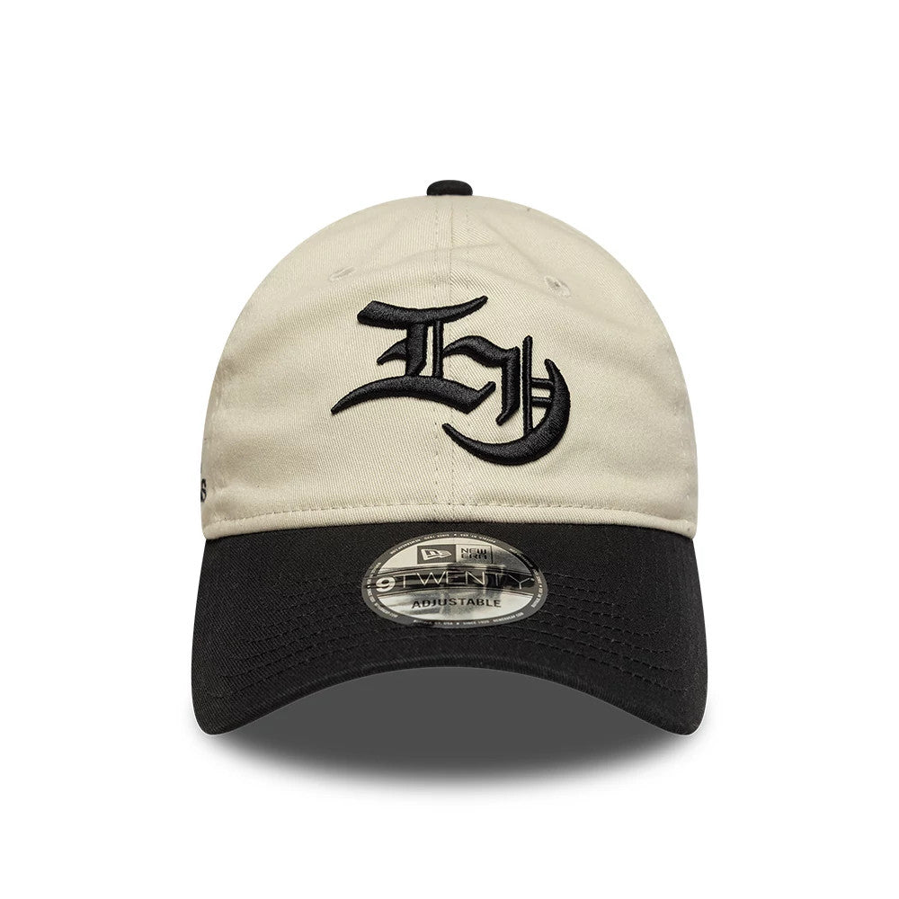 Pictured is this EDWIN x New Era 9TWENTY cap in Cream & Black. 2