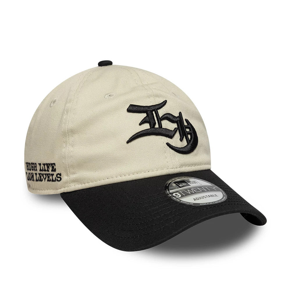 Pictured is this EDWIN x New Era 9TWENTY cap in Cream & Black. 1