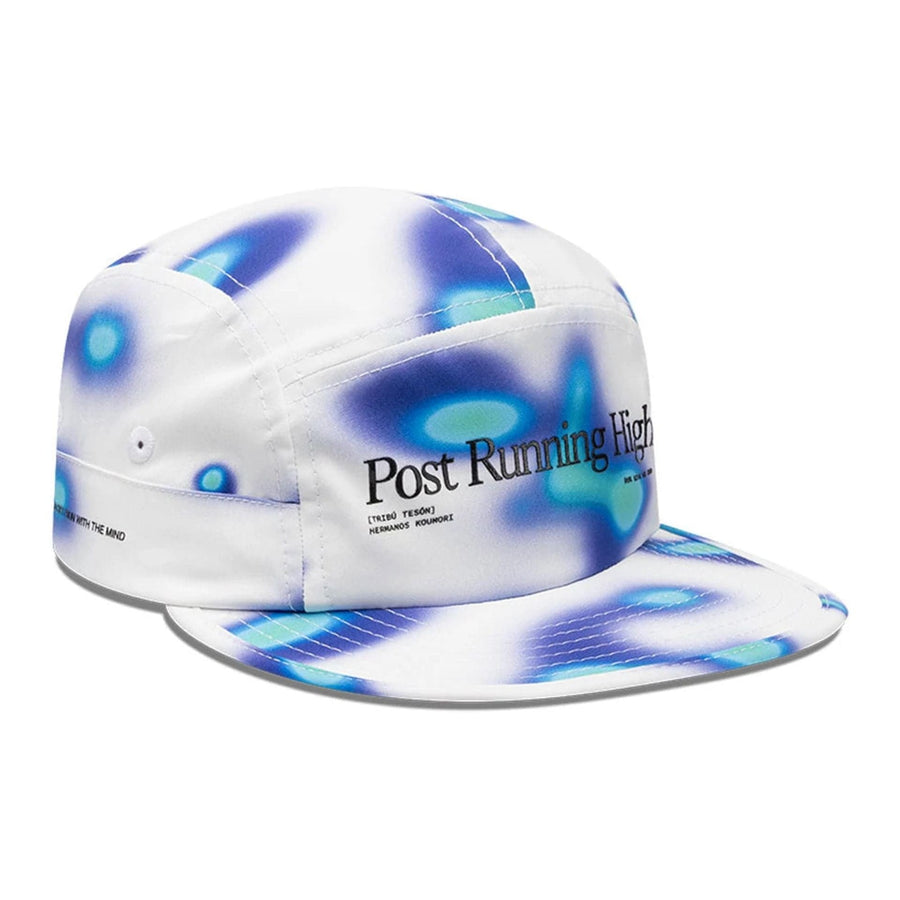 Pictured is this Hermanos Koumori x New Era Camper cap in white. 3