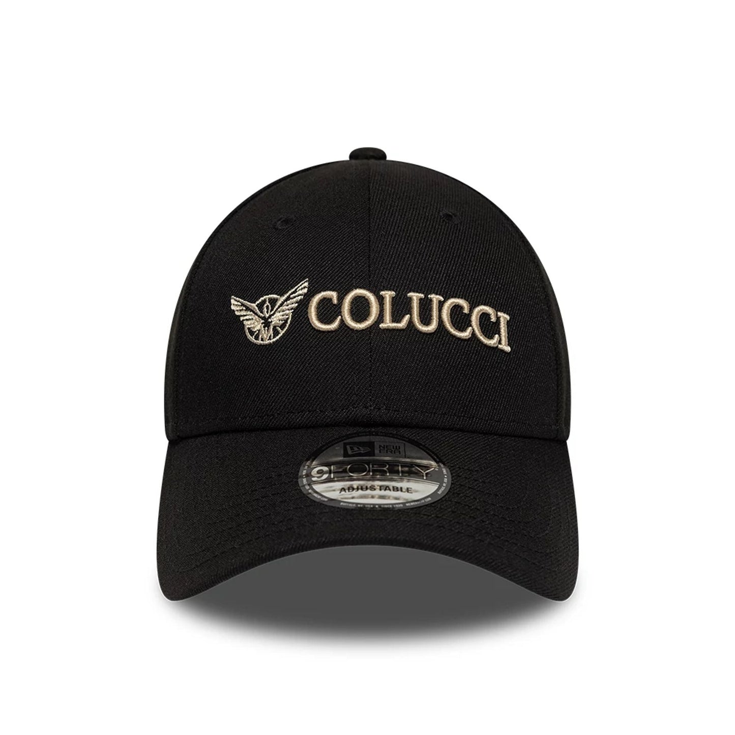 Pictured is this Colucci X New Era 9FORTY cap in black. 2
