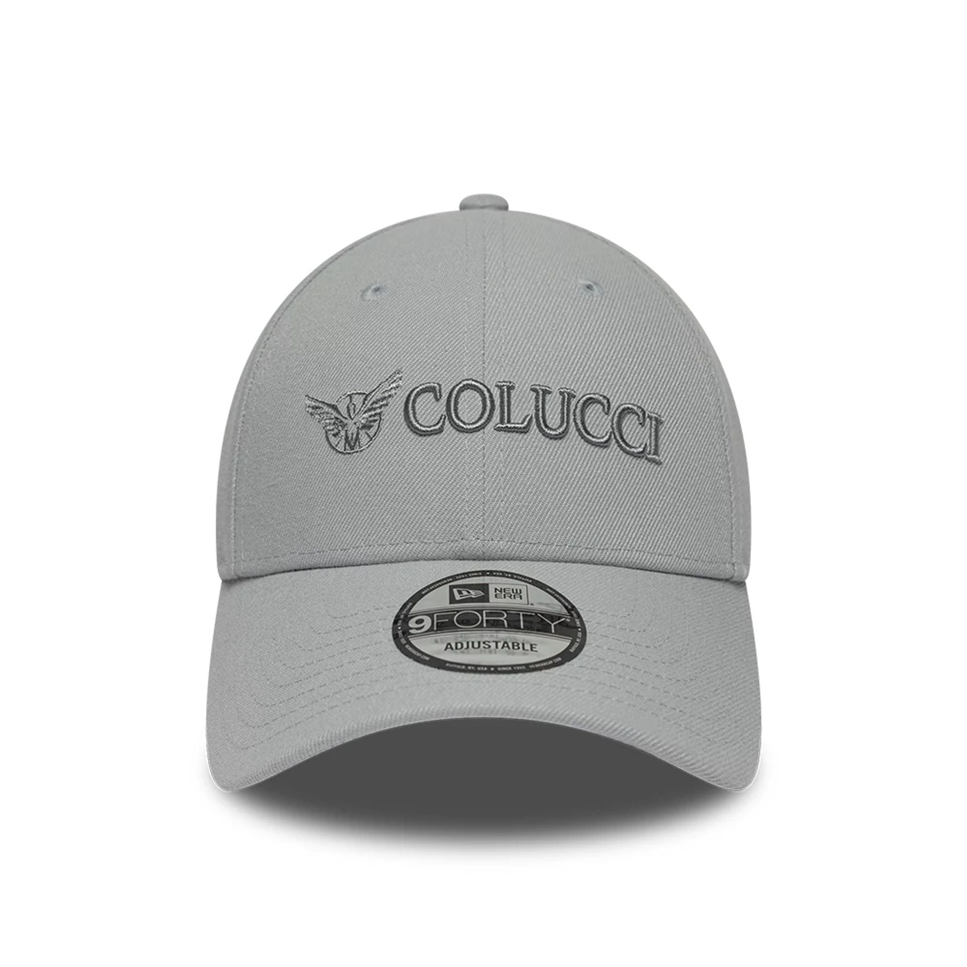 Pictured is this Colucci X New Era 9FORTY cap in grey. 2