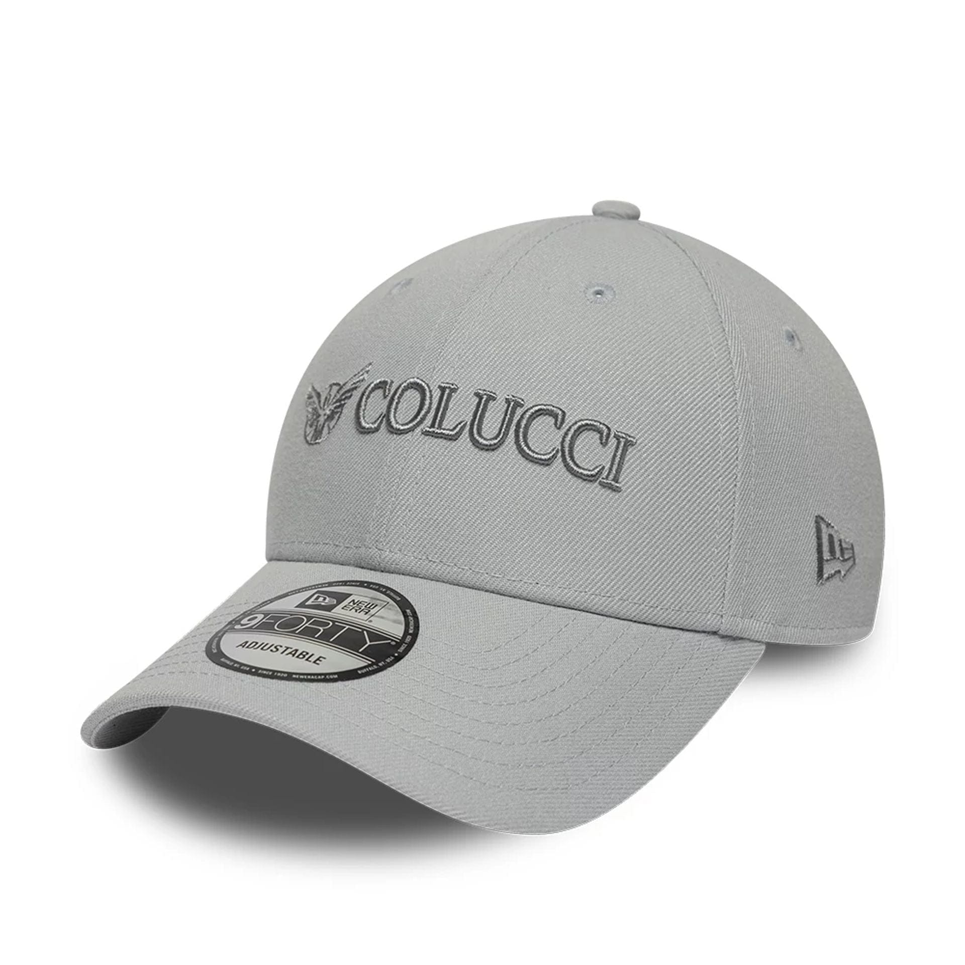 Pictured is this Colucci X New Era 9FORTY cap in grey. 1