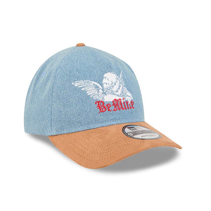Pictured is this New Era Be Mine 9TWENTY A-Frame cap in Blue. 4