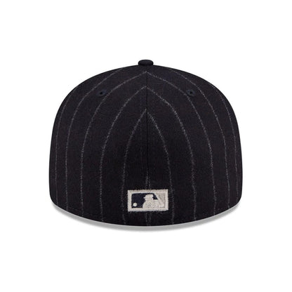 Pictured is this MLB X Moon Brooklyn Dodgers 59FIFTY Fitted cap in Navy. 7