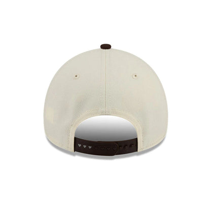 Pictured is this MLB City Script Baltimore Orioles 9FORTY A-Frame cap in Cream. 7