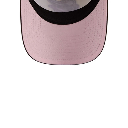 Pictured is this MLB City Script Baltimore Orioles 9FORTY A-Frame cap in Cream. 2