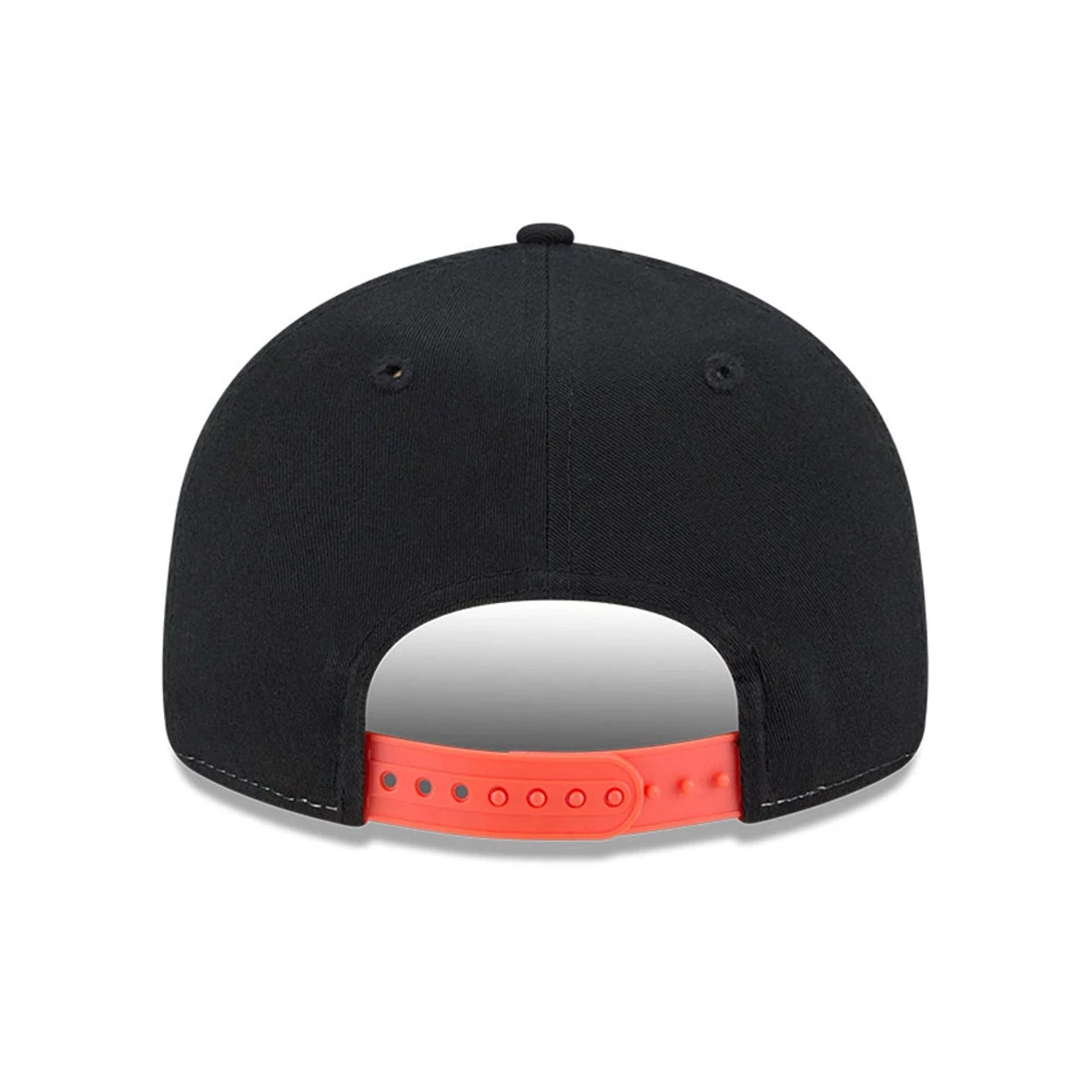 Pictured is this NHL Team Stripes Anaheim Ducks Retro Crown 9FIFTY cap in orange. 4